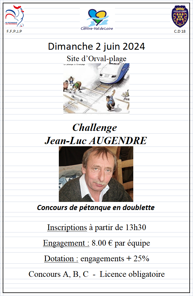 Challenge "Jean-Luc AUGENDRE"