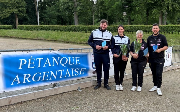 Stéphanie Bertrand (Pet Beffoise 18) & Dimitri Heil (AP Chatillonnaise 58) vainqueur du Régional