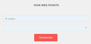 Licenciés : Visualisation "Voir mes points"