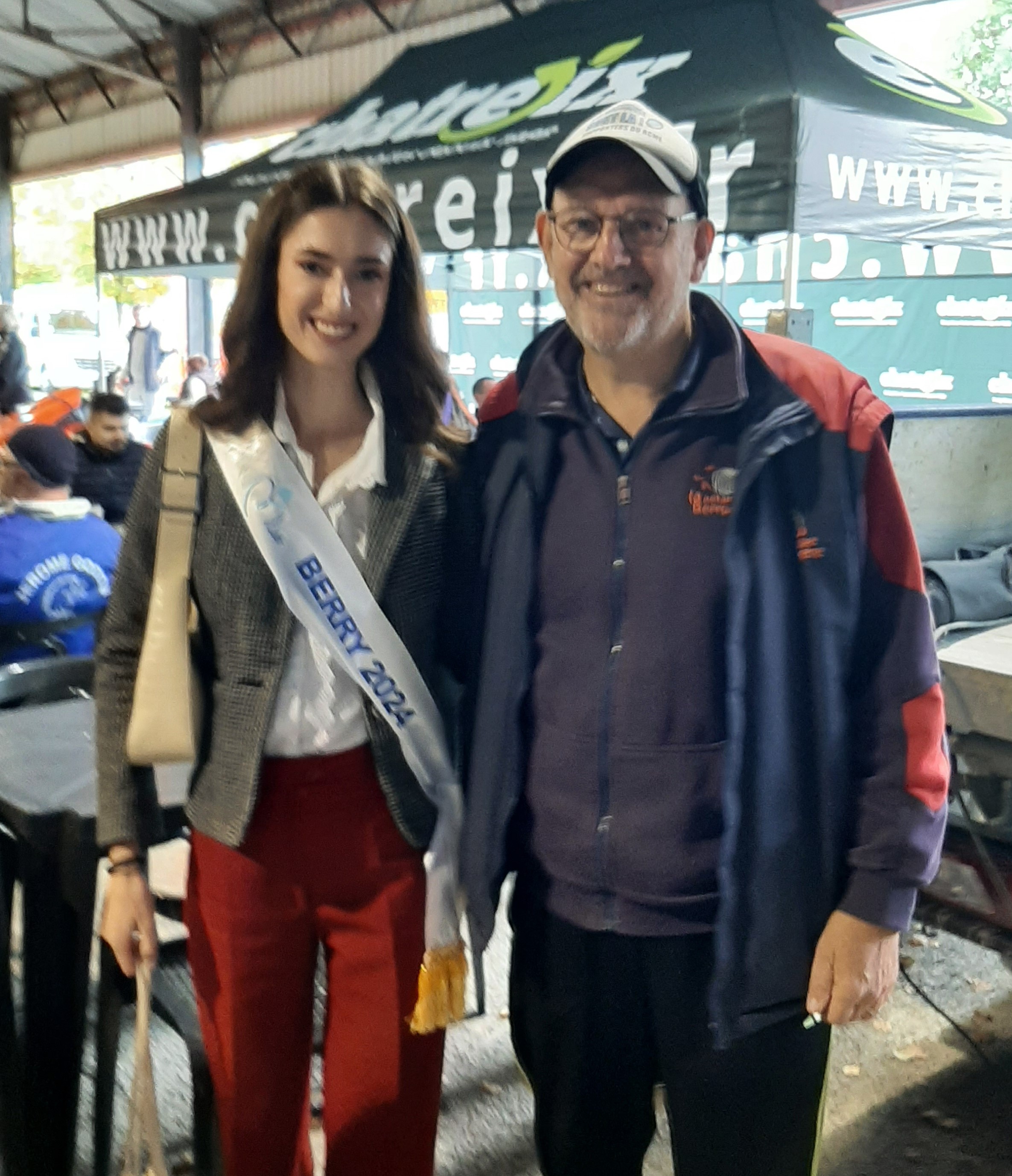 Avec la marraine de l'édition, Miss Berry 2024