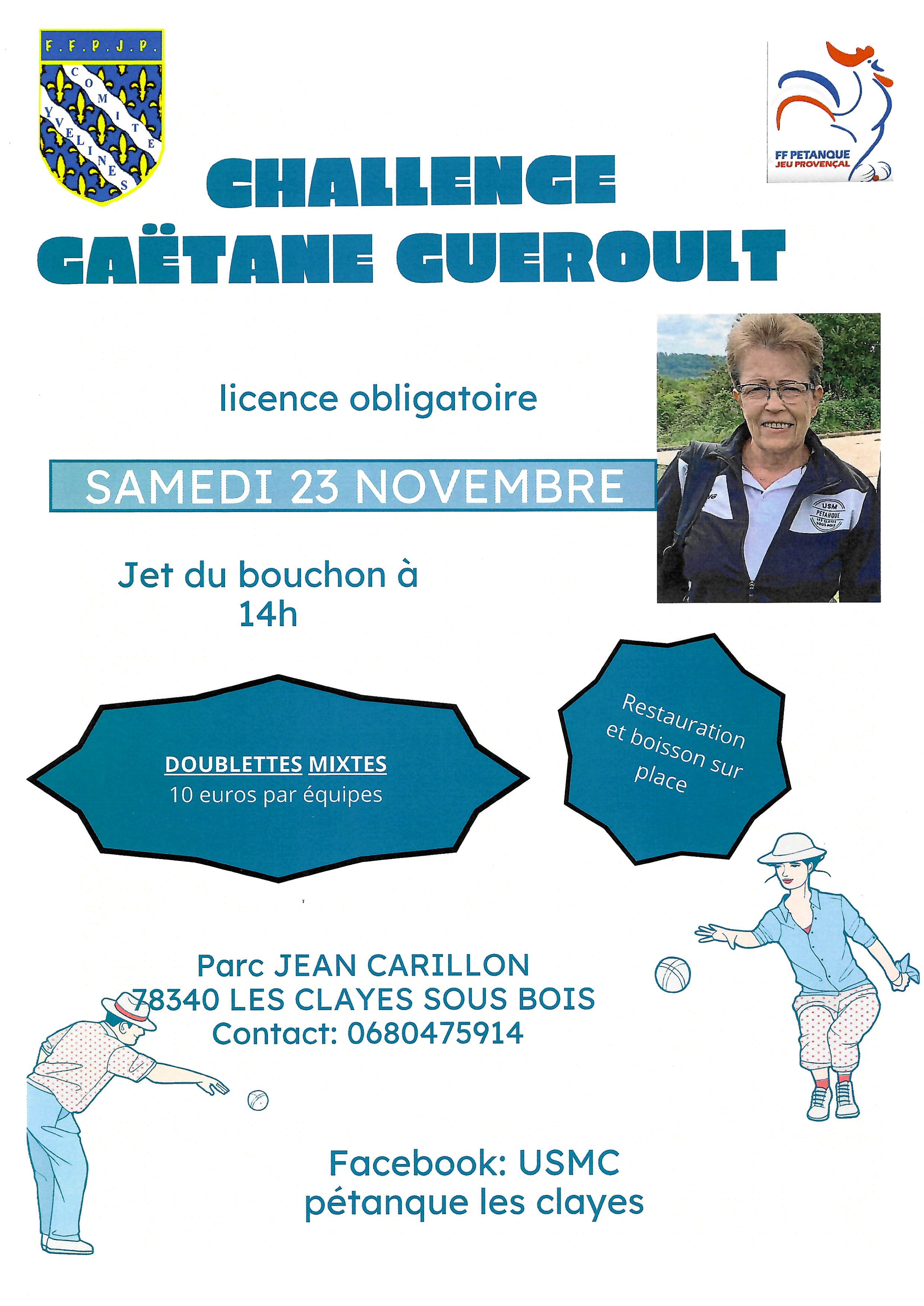 CHALLENGE GAETANNE GUEROULT