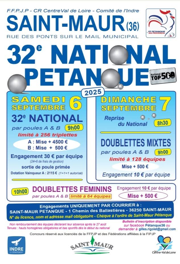 National de Saint-Maur 2025