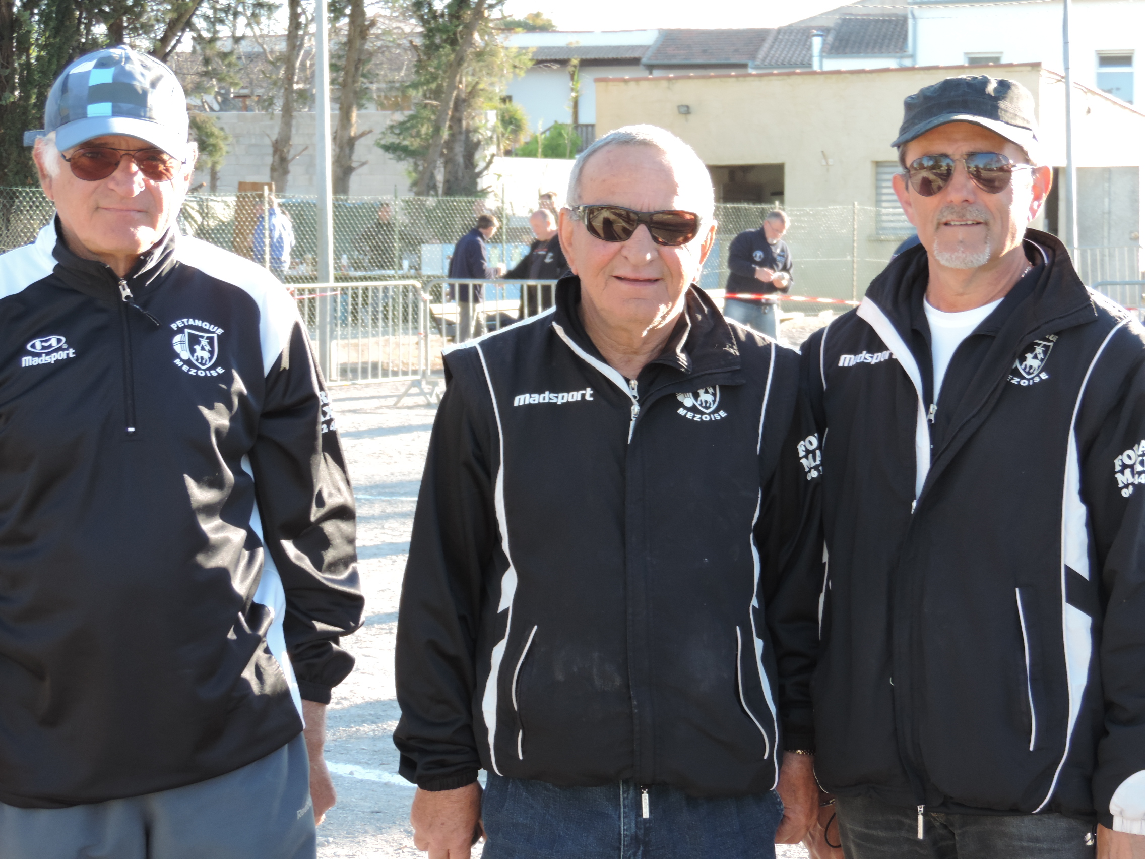 Qualifieé, l'équipe François MAUREL, Alain MAUREL, André BARY