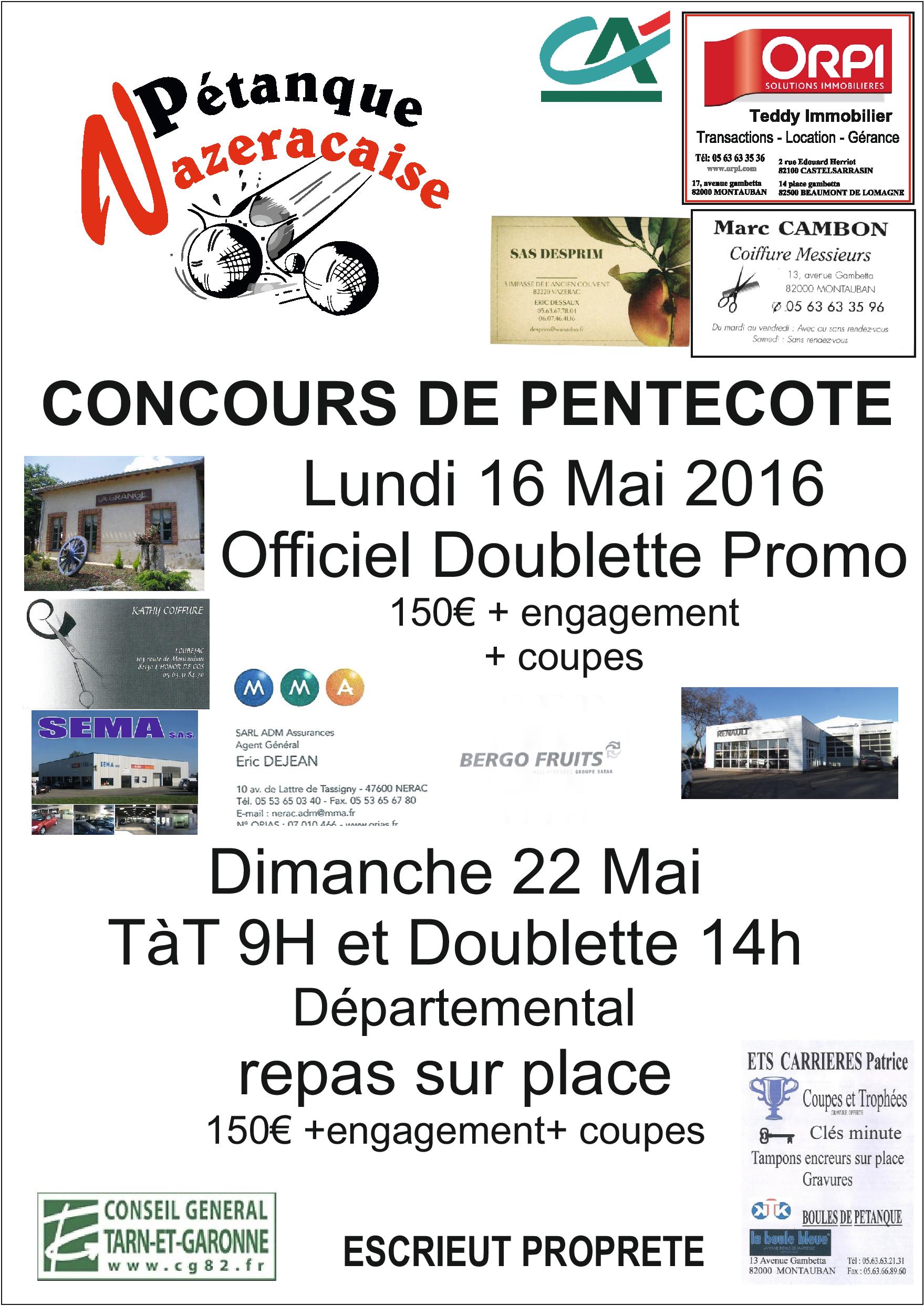 Concours 2016.