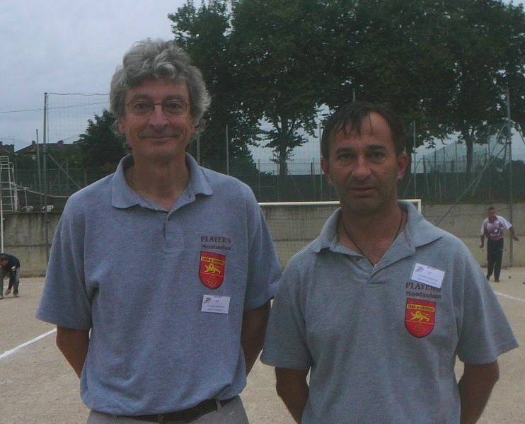 Les représentants des Player's au Championnat de France doublette jeu provençal les 28,29 et 30 août 2009 à Beaucaire (30)