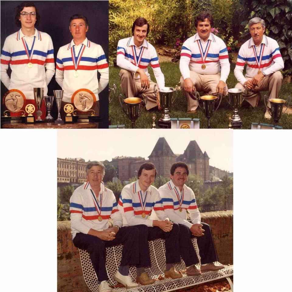 Ses 3 titres de Champion de France (1977-1981-1983)