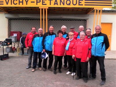 DEFAITE EN COUPE D'ALLIER POUR NOS VETERANS FACE A VICHY PETANQUE