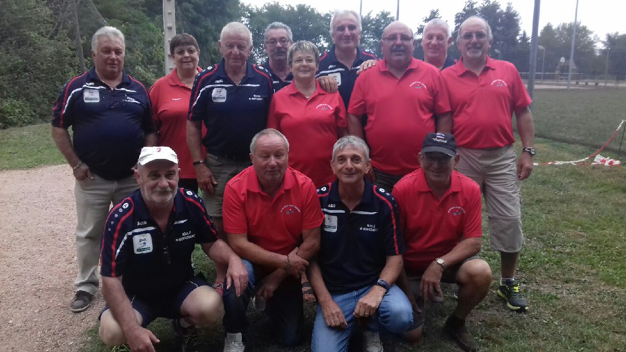 DEFAITE DES VETERANS EN CHAMPIONNAT DES CLUBS A MONTCOMBROUX LES MINES