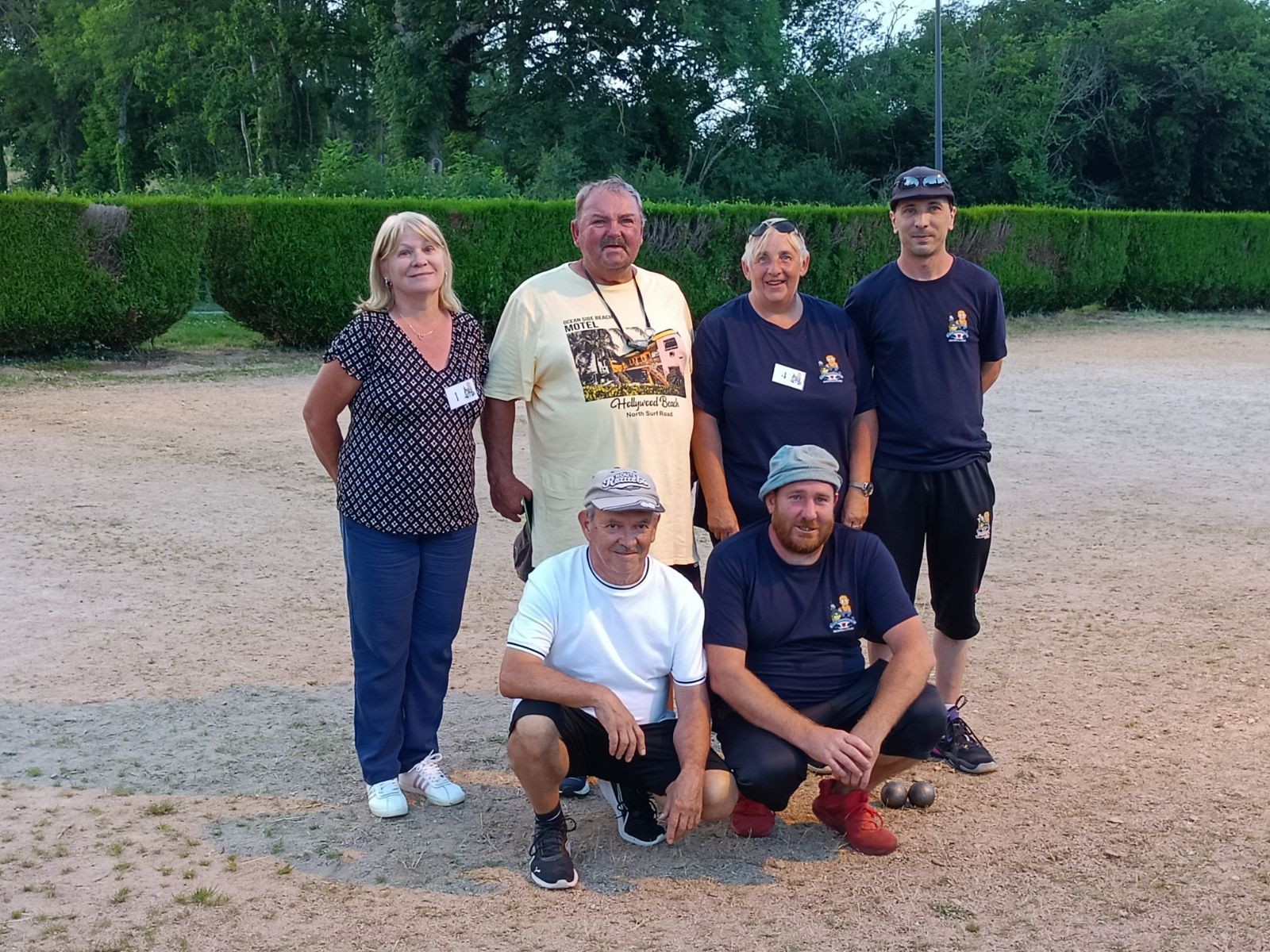 DANIELLE, CHRISTIAN ET ALAIN REMPORTENT LE CONCOURS (B) TRIPLETTE MIXTE A MONTAIGUT EN COMBRAILLE