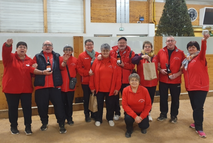 Nos amis réunis après la remise des récompenses en fin d'après midi !