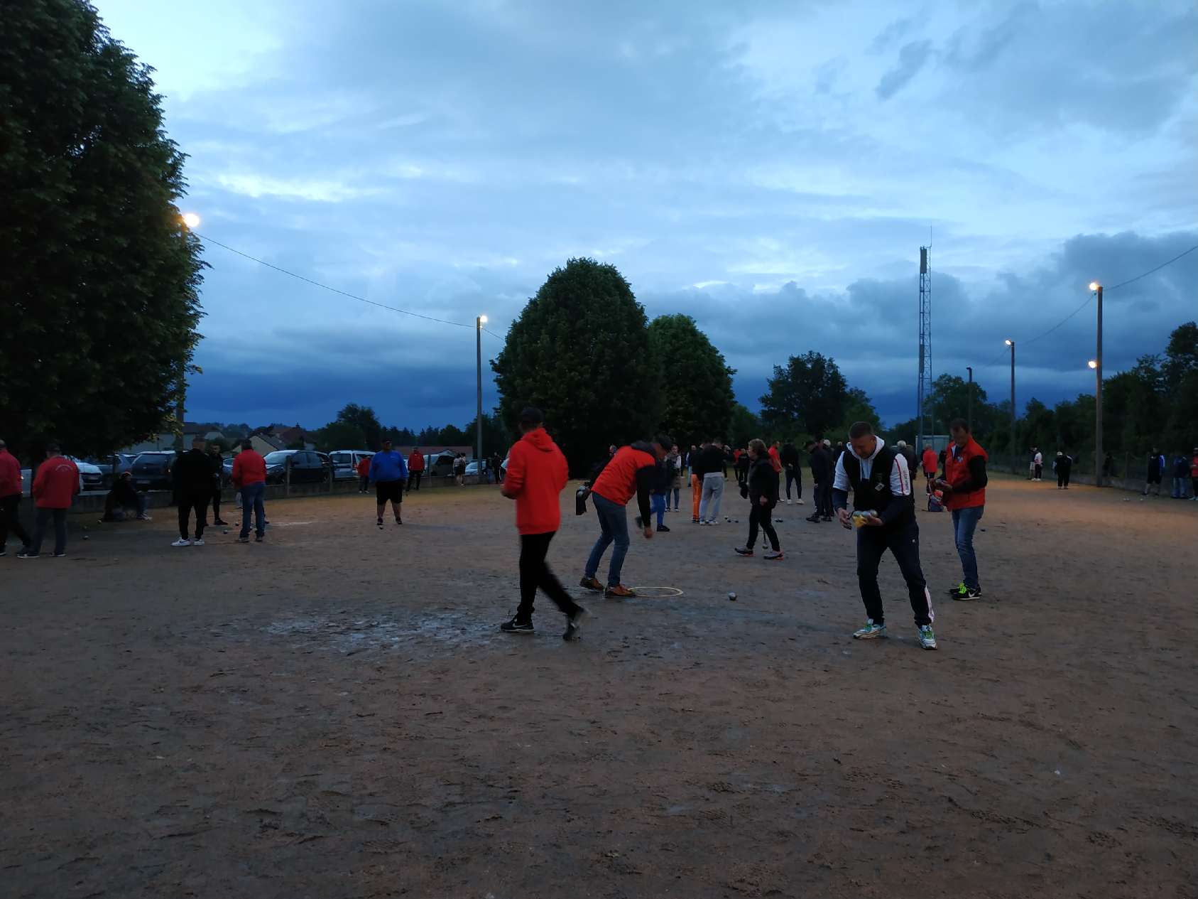 Une vue des participants au concours.