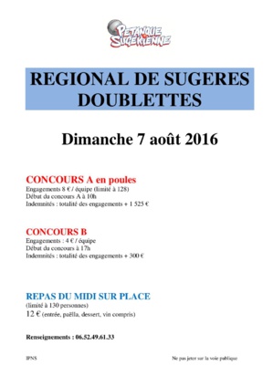 RÉGIONAL 2016