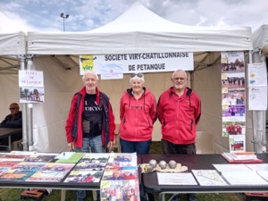 Alain, Christiane et Yves ont tenu vaillament le stand de la SVCP