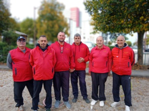 L'équipe SVCP 2 : Jean-Marc, David, Guillaume, René (joueur et coach), Norbert et Gilles