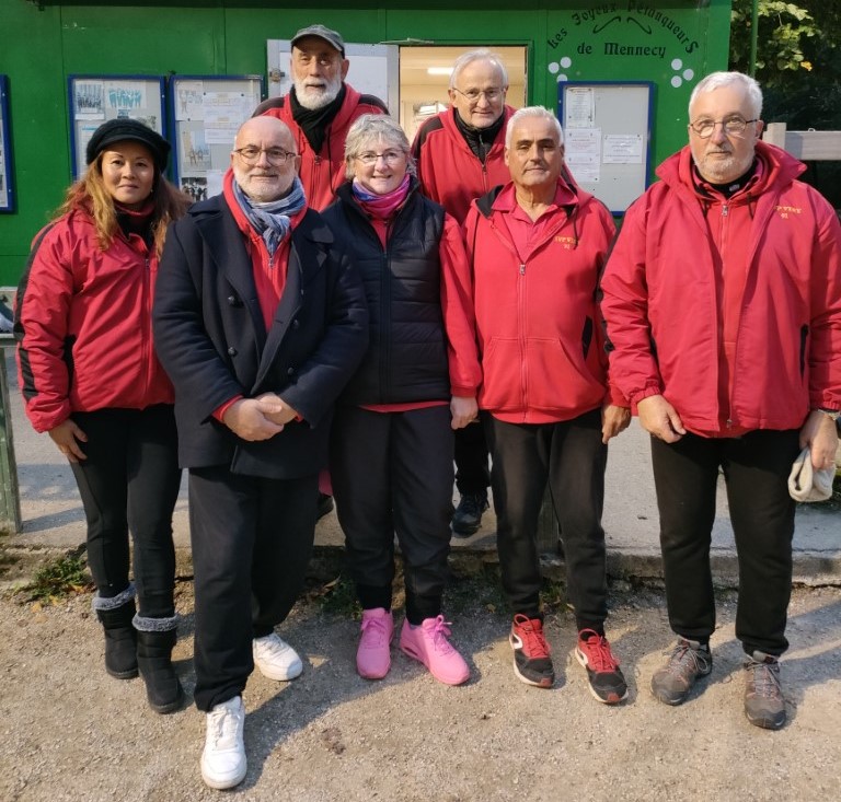 L'équipe SVCP 5 : Popi, Carlos, Florencec, Michel, Patrick et René (joueur et coach)