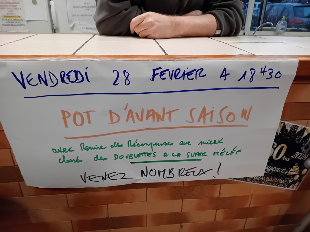 Pot avant-saison 2025