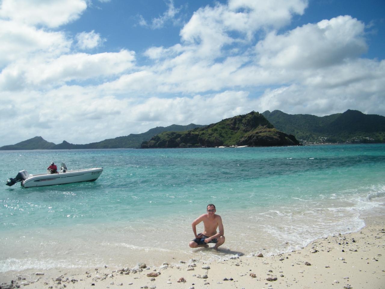 Pause devant le lagon mahorais Pause devant le lagon mahorais